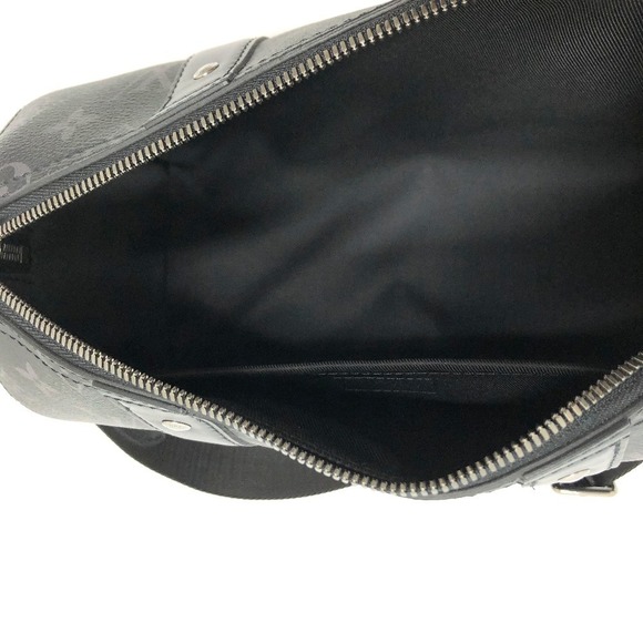 Louis Vuitton Monogram Eclipse City Keepall Shoulder Bag Black - Picture 5 of 8